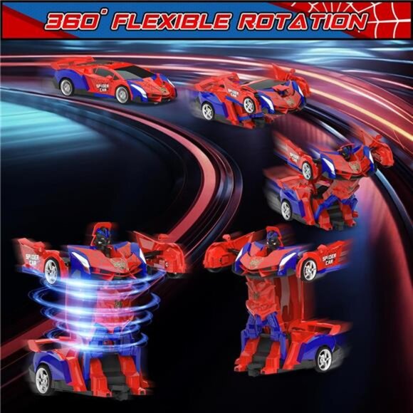 Transform Rc Cars for Boys 4-7 8-12, 2.4Ghz Remote Control Car 1:18 Scale - Picture 2 of 7